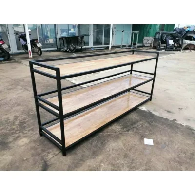 ชั้นวางของ 3 ชั้น กันตก เฟอร์นิเจอร์ โครงเหล็กกันสนิม