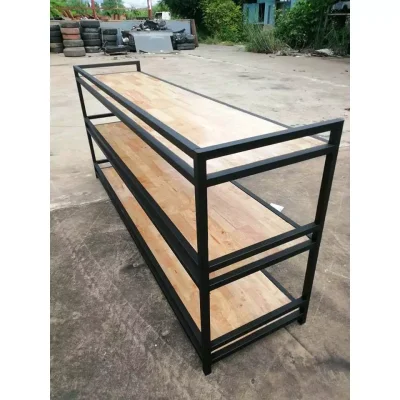 ชั้นวางของ 3 ชั้น กันตก เฟอร์นิเจอร์ โครงเหล็กกันสนิม