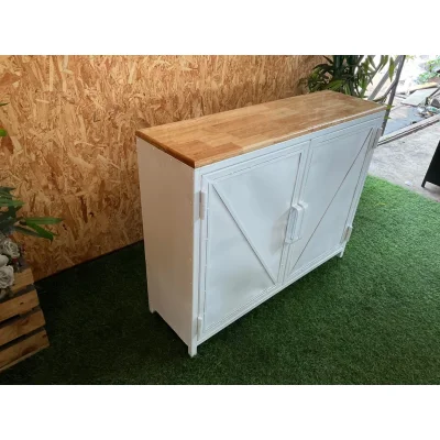 ชั้นวางรองเท้า5ชั้นบานพับฝาทึบท็อปด้วยไม้