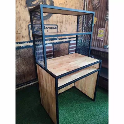 เคาน์เตอร์ โครงเหล็กใช้เป็นเหล็กกันสนิม คุณภาพดี