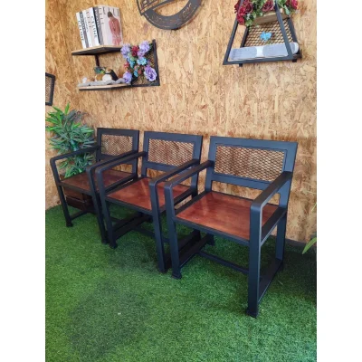 ชุดโต๊ะ + เก้าอี้  วินเทจ ลอฟท์  สวยงามแข็งแรง ชุดโต๊ะ + เก้าอี้  วินเทจ ลอฟท์  สวยงามแข็งแรง