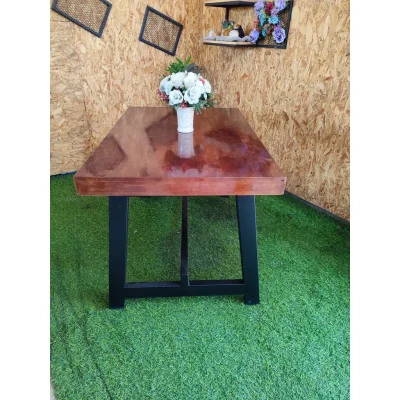 ชุดโต๊ะ + เก้าอี้  วินเทจ ลอฟท์  สวยงามแข็งแรง ชุดโต๊ะ + เก้าอี้  วินเทจ ลอฟท์  สวยงามแข็งแรง