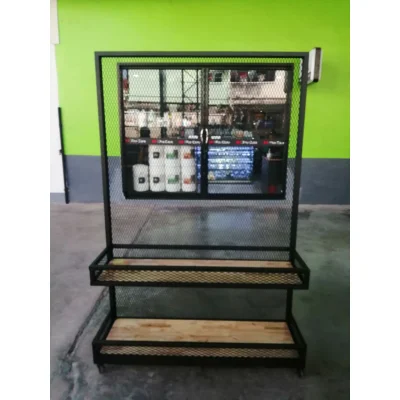 ชั้นลอยต่างระดับ 2 ชั้นมีกันตก ล้อพื้นไม้