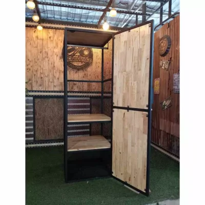 ตู้เสื้อผ้า มีช่องเก็บของ บานไม้