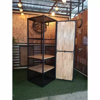 ตู้เสื้อผ้า มีช่องเก็บของ บานไม้