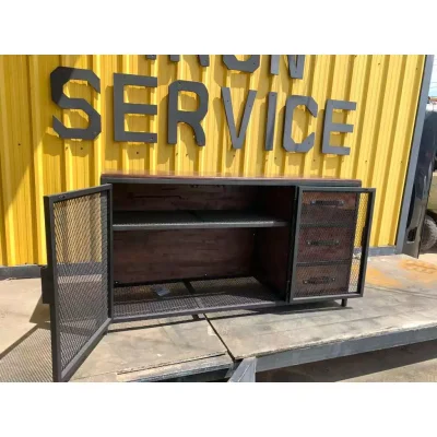 ตู้เก็บของไม้ 3 ชั้น ลิ้นชัก