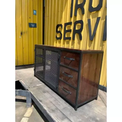 ตู้เก็บของไม้ 3 ชั้น ลิ้นชัก