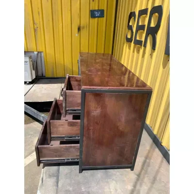 ตู้เก็บของไม้ 3 ชั้น ลิ้นชัก