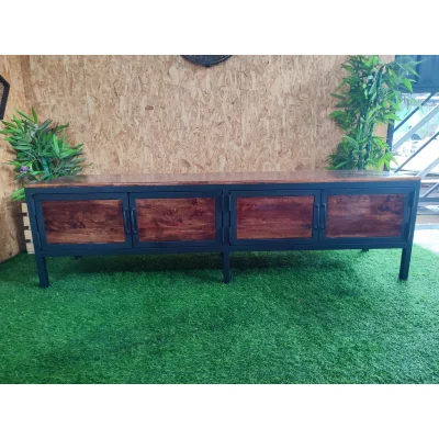 ชั้นวาง TV มีช่องเก็บของแบบบานพับ2ช่อง