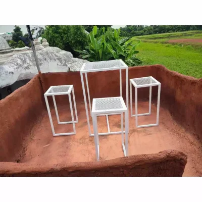 ชุดโต๊ะวางของ พื้นตะแกรง เฟอร์นิเจอร์ โครงเหล็กกันสนิม ชุดโต๊ะวางของ พื้นตะแกรง เฟอร์นิเจอร์ โครงเหล็กกันสนิม