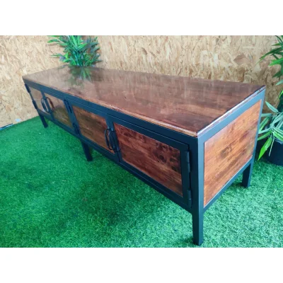 ชั้นวาง TV มีช่องเก็บของแบบบานพับ2ช่อง