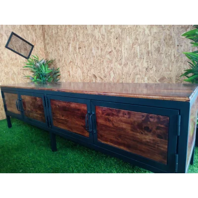 ชั้นวาง TV มีช่องเก็บของแบบบานพับ2ช่อง