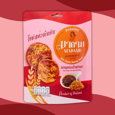 MADAME Rice Cracker with spicy pork floss