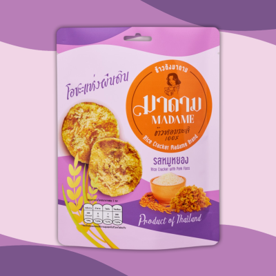 MADAME Rice Cracker with pork floss