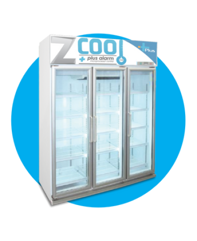 ตู้เย็น Z-Cool ควบคุมอุณหภูมิ 2-8 °C 3 ประตู