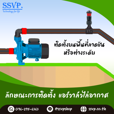 แอร์วาล์วไล่อากาศ ขนาด 3/4 นิ้ว