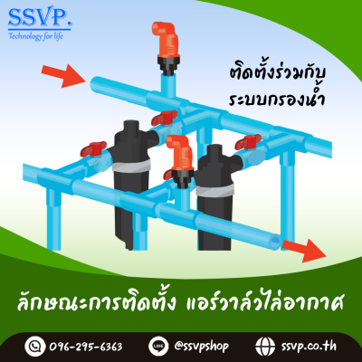 แอร์วาล์วไล่อากาศ ขนาด 1 1/2" แอร์วาล์วไล่อากาศ ขนาด 1 1/2"