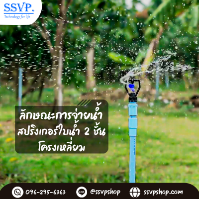การกระจายน้ำของสปริงเกอร์