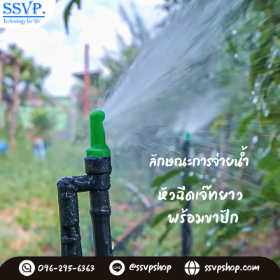 การกระจายน้ำของหัวฉีดสเปรย์
