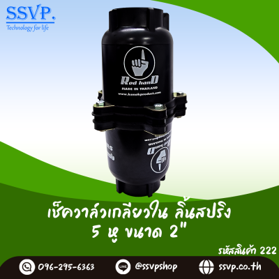 เช็ควาล์วเกลียวใน ลิ้นสปริง ขนาด 2 นิ้ว