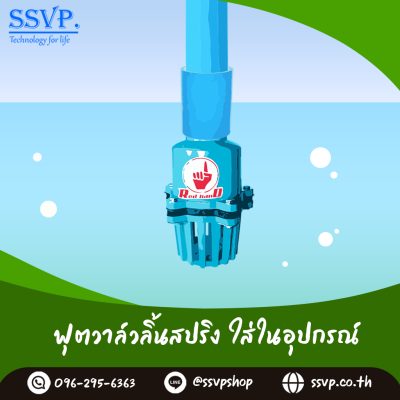 ฟุตวาล์วสวมทับท่อขนาด 4 นิ้ว ลิ้นสปริง 6 หู ฟุตวาล์วสวมทับท่อขนาด 4 นิ้ว ลิ้นสปริง 6 หู
