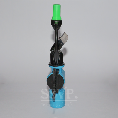 สปริงเกอร์ใบสแตนเลส โครงหมุนรอบตัว พร้อมวาล์ว PVC ขนาด 1/2 นิ้ว บรรจุ 5 ตัว