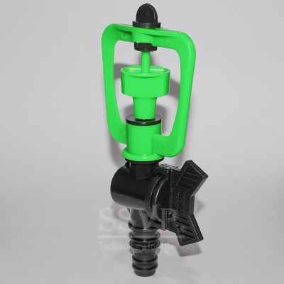 สปริงเกอร์ใบ NIKKO โครงหมุนรอบตัว พร้อมวาล์ว PE 16-20 มม. แพ็ค 5 ตัว