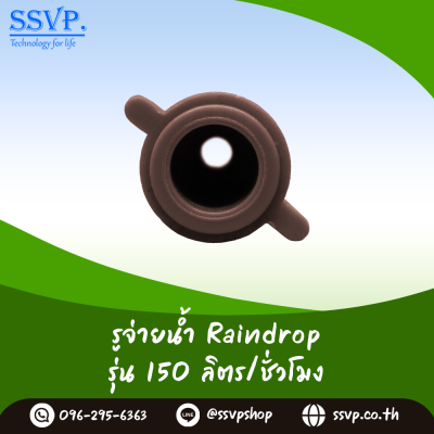 รูจ่ายน้ำ Raindrop รุ่น RD-35 สีแดง ปริมาณน้ำ 35 ลิตร/ชั่วโมง บรรจุ 100 ตัว