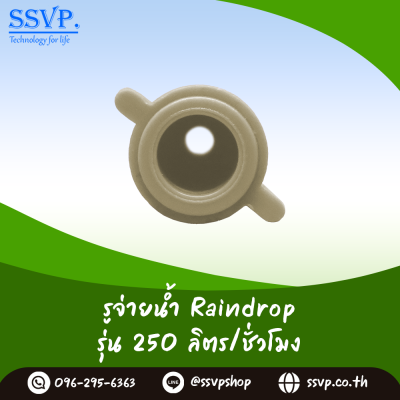 รูจ่ายน้ำ Raindrop รุ่น RD-35 สีแดง ปริมาณน้ำ 35 ลิตร/ชั่วโมง บรรจุ 100 ตัว