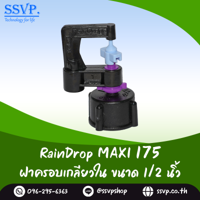 มินิสปริงเกอร์ RainDrop รุ่น MAXI พร้อมฝาครอบเกลียวใน 1/2 นิ้ว บรรจุ 10 ตัว