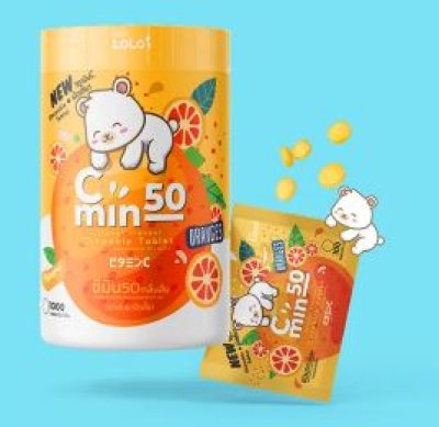 Vitamin C 50 mg. 1000tablet Cmin50 Orange