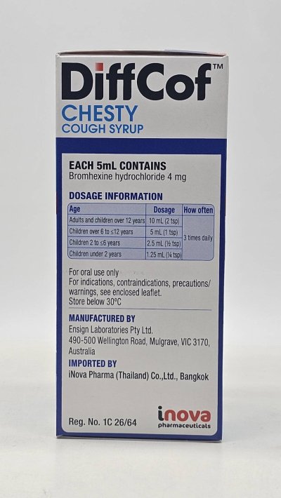DIFFCOF CHESTY COUGH SYRUP 200ML