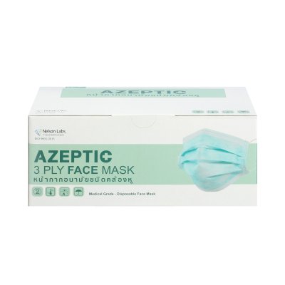 AZEPTIC 3 PLY FACE MASK - MEDICAL GRADE ( WHOLE SELL PRICE )