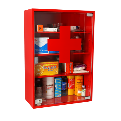 MEDICINE CABINET ( RED )