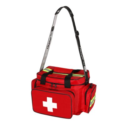 EMERGENCY BAG ( SIZE 14"X 9"X 9" ) (RED)