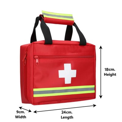 FIRST AID BAG - EXTRA ( RED )