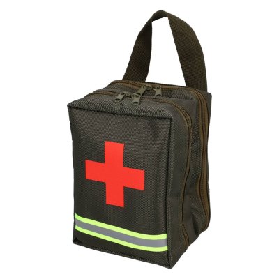 กระเป๋าปฐมพยาบาล รุ่น สำหรับนักผจญภัย ( 17 รายการ ) ( สีเขียวมะกอก )