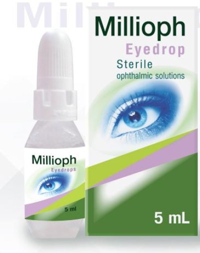 ยาหยอดตา Millioph 5ml