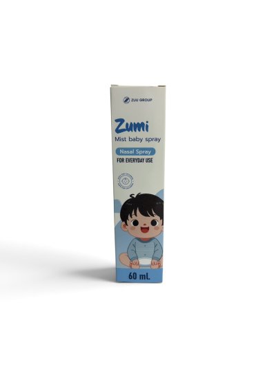 ZUMI สเปรย์น้ำเกลือพ่นจมูกสำหรับเด็กเล็ก และทารก 60ml