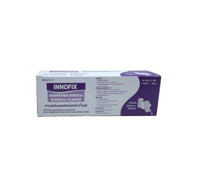 INNOFIX เทปแต่งแผลชนิดผ้าก๊อซขนาด 10ซม x 1เมตร ( 3 กล่อง/ชุด )