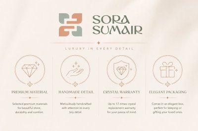 Sora Broch Rose Gold
