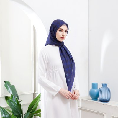 Monogram Biru Donker