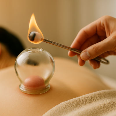 ครอบแก้ว 5 ครั้ง (Set Cupping 5 Times)