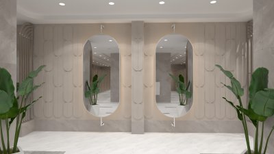 Restroom Fit-out/ออกแบบตกแต่งห้องน้ำ