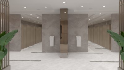 Restroom Fit-out/ออกแบบตกแต่งห้องน้ำ