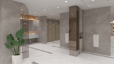 Restroom Fit-out/ออกแบบตกแต่งห้องน้ำ