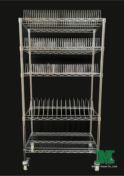 SMT Reel Rack, Wire storage shelf for IC Reel/ชั้นวางของสำหรับรีล IC
