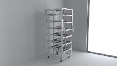 Aluminium WIP storage Cart for Electronic Parts / รถเข็นบรรจุชิ้นงานอิเล็กทรอนิกส์ Aluminium WIP storage Cart for Electronic Parts / รถเข็นบรรจุชิ้นงานอิเล็กทรอนิกส์