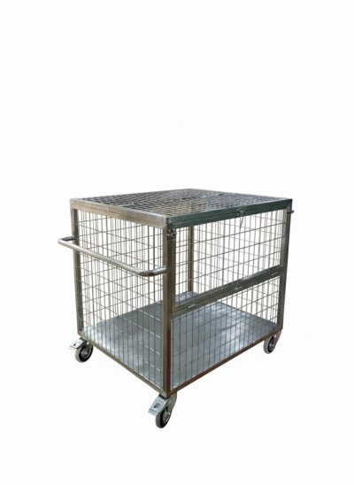 Heavy trolley cart for material transfer / รถเข็นบรรทุกของหนักสำหรับการขนย้ายวัสดุ