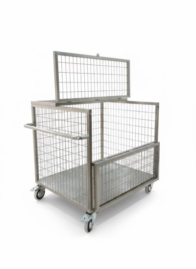 Heavy trolley cart for material transfer / รถเข็นบรรทุกของหนักสำหรับการขนย้ายวัสดุ